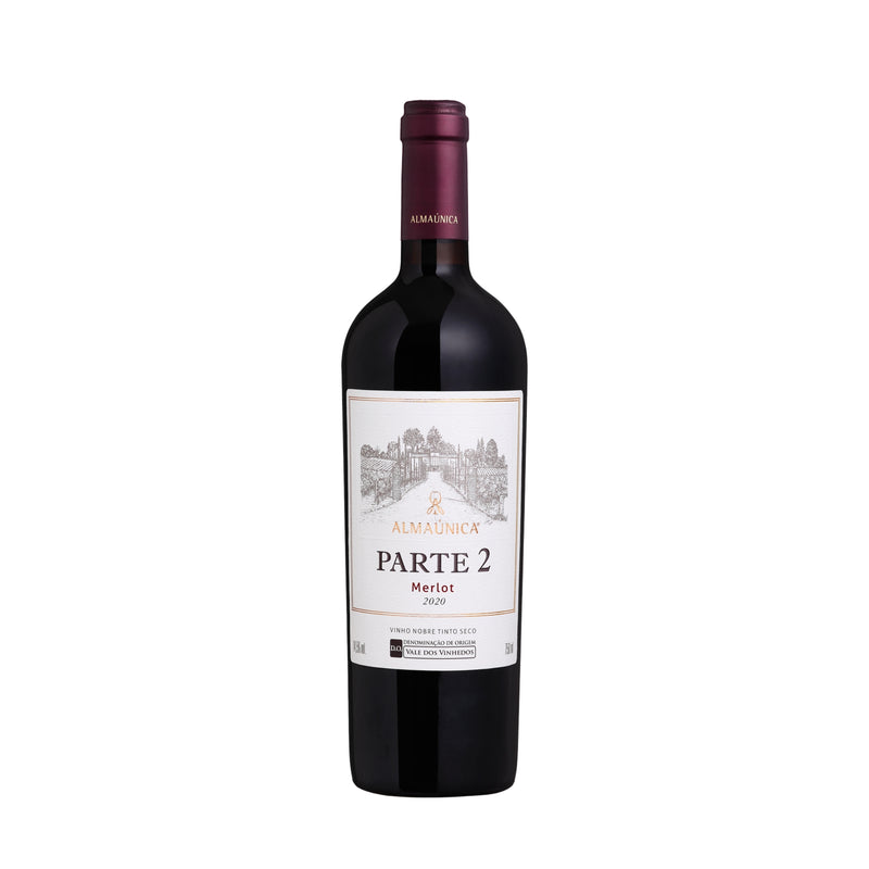 Vinho Tinto Ultra Premium AlmaÚnica Parte 2 D.O. Merlot 2020